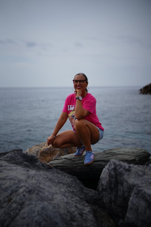 Retrato junto al mar en Velilla-Taramay, flash sin recargar