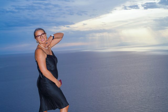 A sunset portrait session on Cerro Gordo, La Herradura — frame 1 of 6